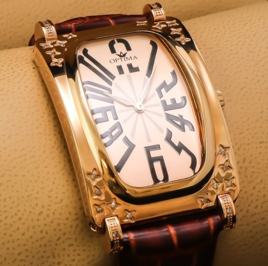 Optima • Swiss Diamond Watch • Stainless Steel Quartz • Diamonds 0.23ct • OSM189