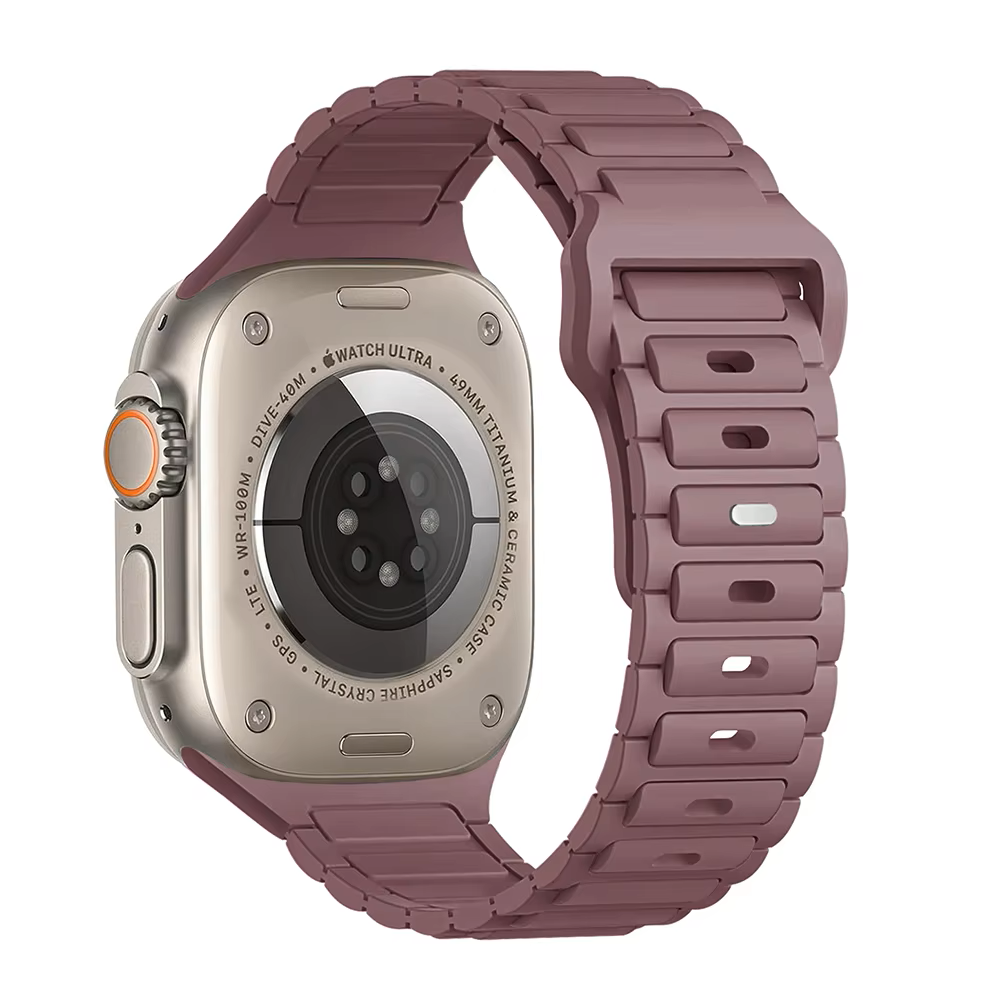 Easy Release • Sport Silicone Strap Compatible w Apple Watch 38/40/41 • 42/44/45
