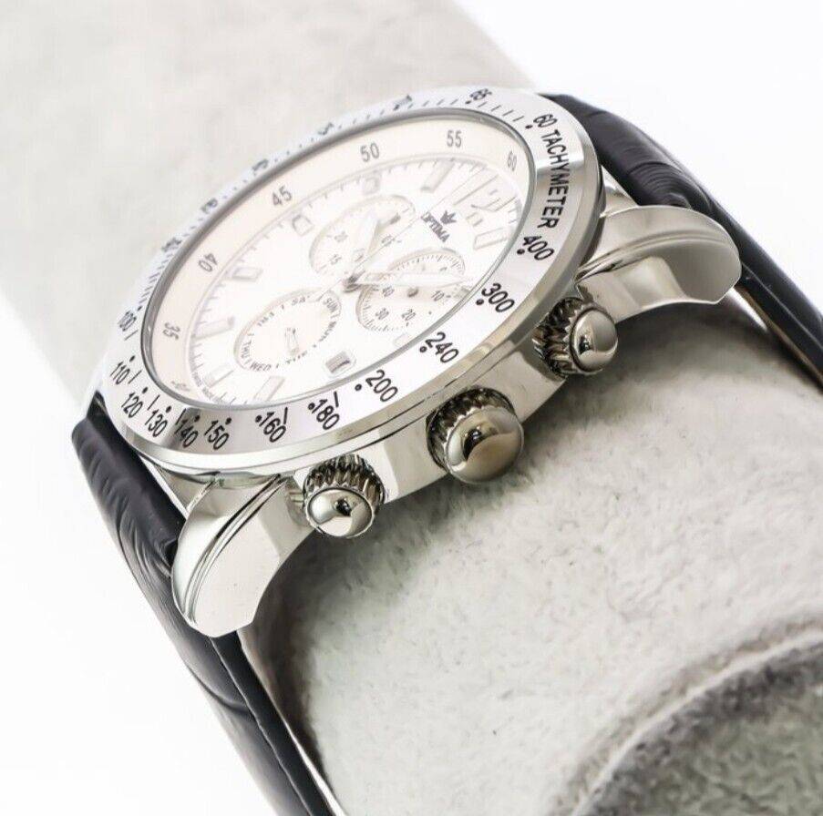 Optima • Swiss Chronograph Watch • OSC321-SL-1 • Day Date • Quartz • Tachy Bezel