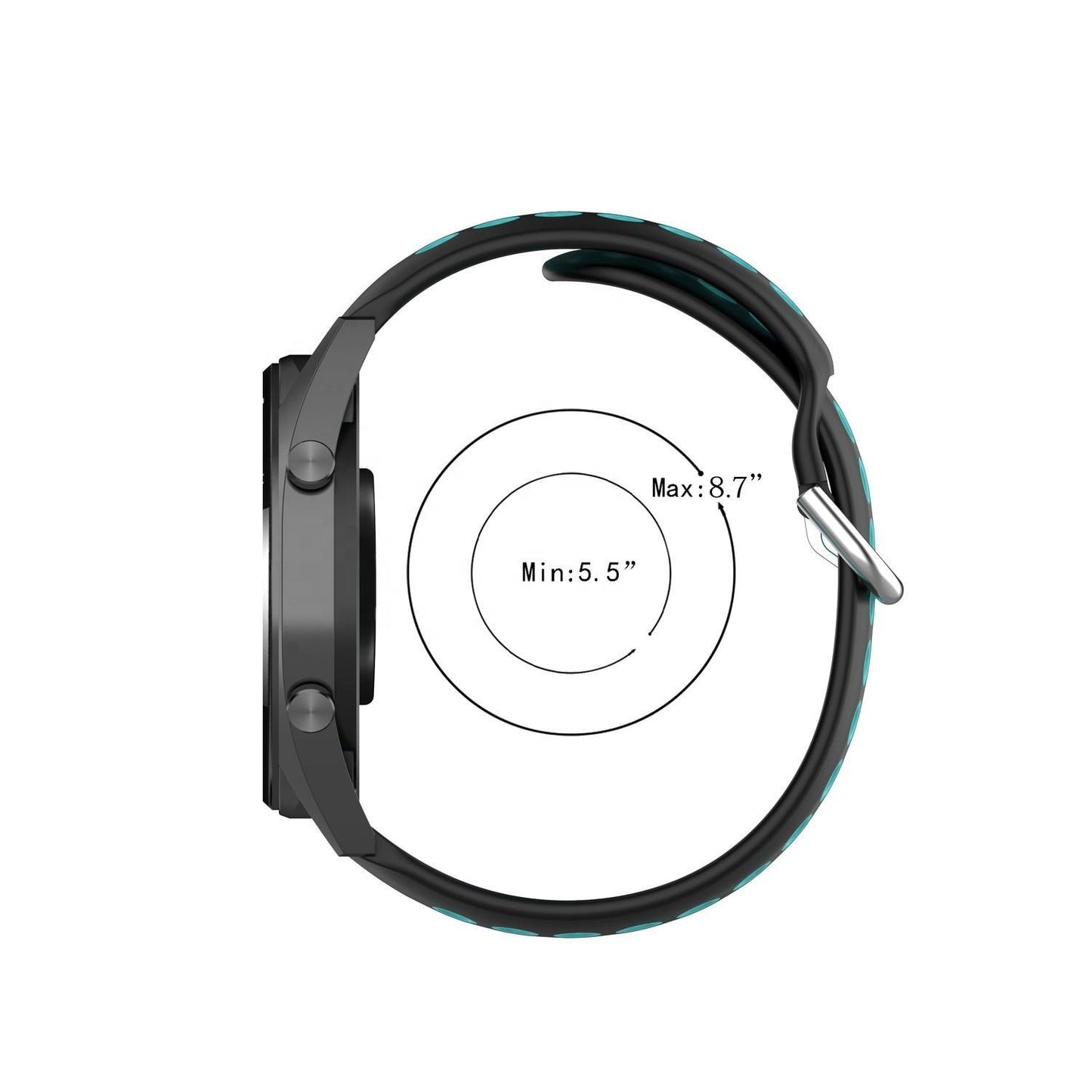 Silicone Rubber • Samsung Galaxy Watch 3/4 Active Compatible •  Watch Band