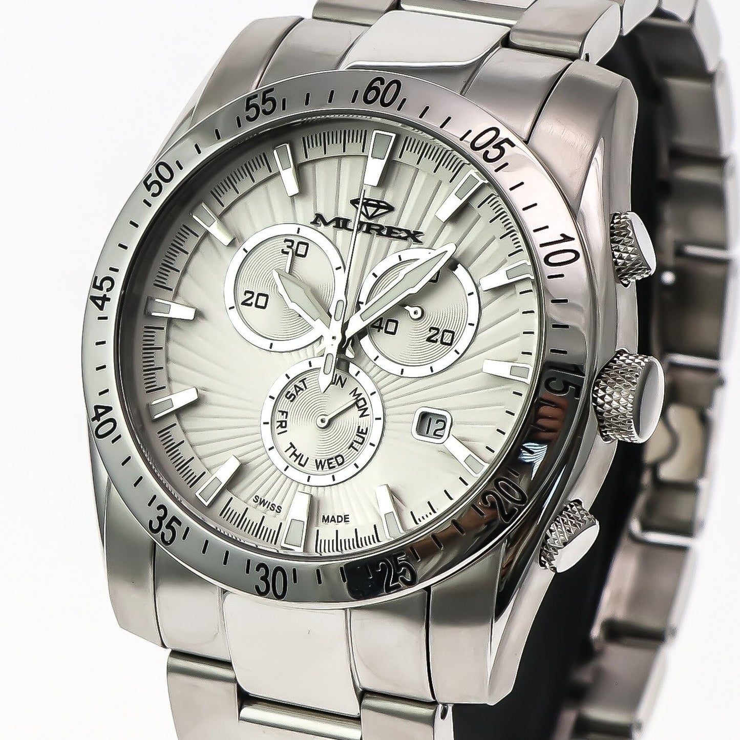 Murex • Swiss Chronograph Watch • Stainless Steel • 45.41 mm • Quartz • 5ATM