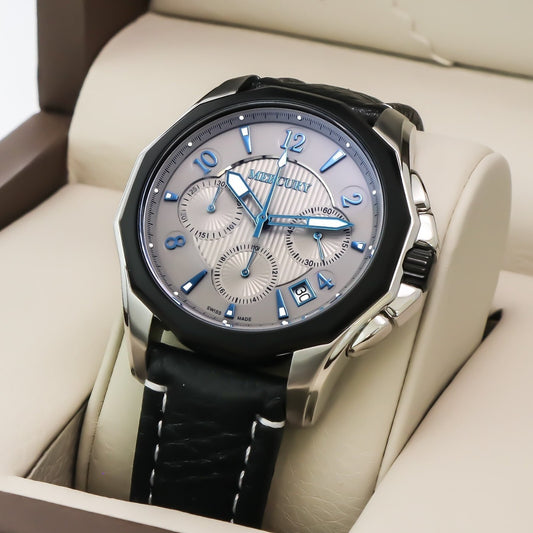 Mercury • Swiss Chronograph Watch • Stainless Steel Quartz • 45mm • 5ATM • ME350