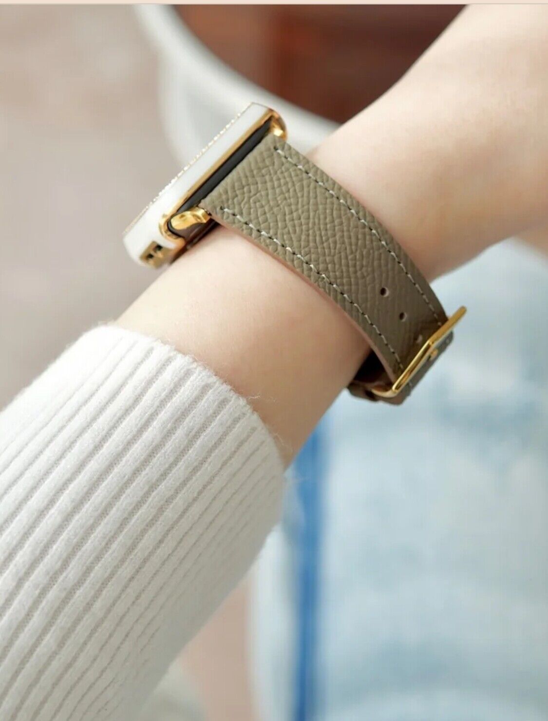 Watch Strap • Compatible Apple Series 7 6 5 4 • 40mm • Vintage Palmar Leather 