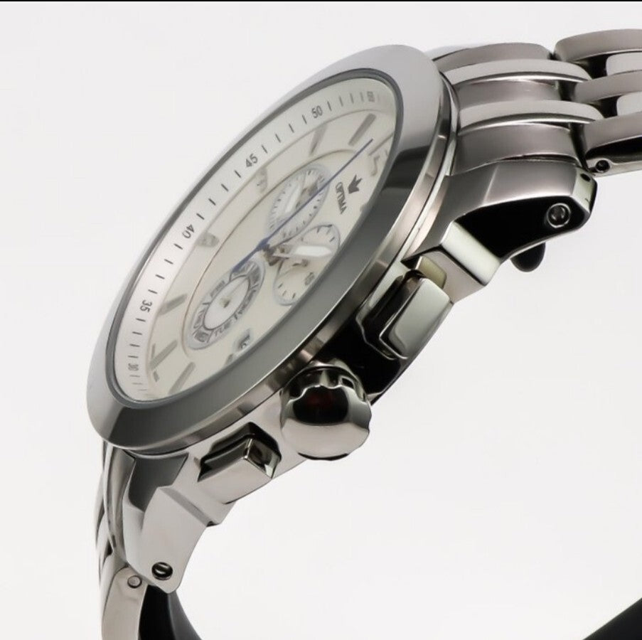 Optima • 46mm Swiss Chronograph Watch • Date SubDay • WR 3ATM • OSC391-SS-1