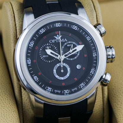 Optima • 46mm • Swiss Chronograph • Date SubDay • 5ATM • OSC341-SX-3