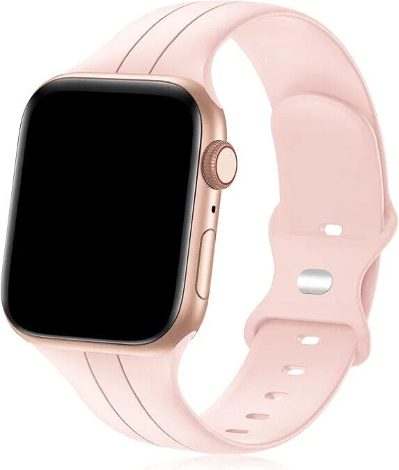 Sport Silicone Watch Band • Soft & Durable Strap • Apple Watch Compatible