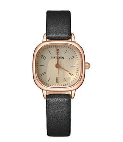 Womens Fashion Watch • 25mm • Quartz • 3ATM • Leather Strap • MsTianQ