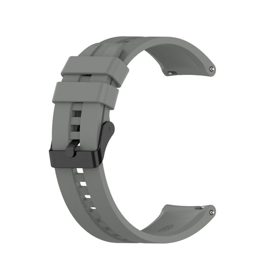 Gray • Silicone Strap • Metal Buckle • Samsung Watch Compatible • Waterproof