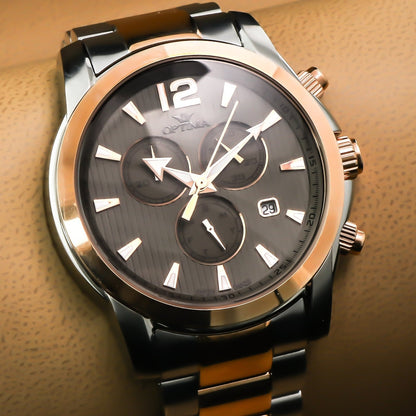 Optima • Swiss Chronograph Watch • Stainless Steel Quartz • 5ATM • OSC307