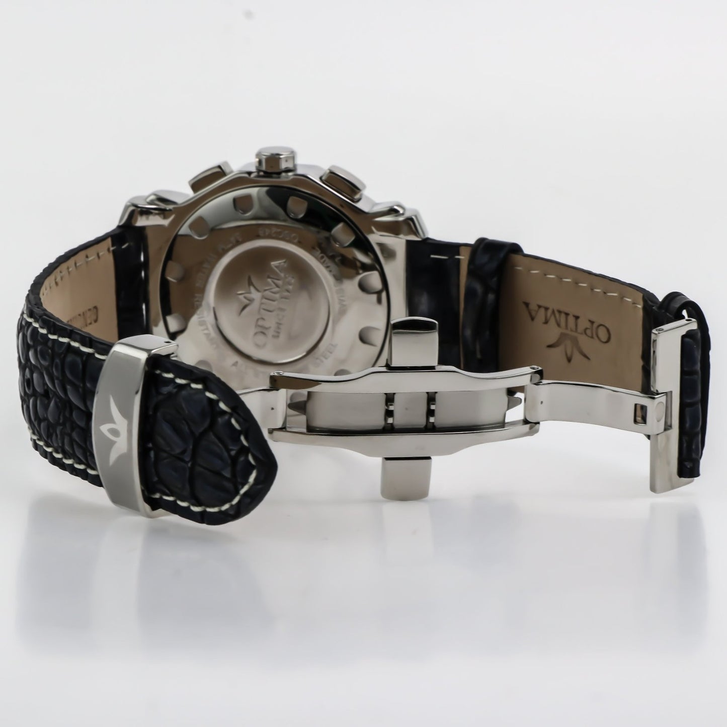 Optima • Swiss Chronograph Watch • Stainless Steel • 43 mm • Quartz • OSC248