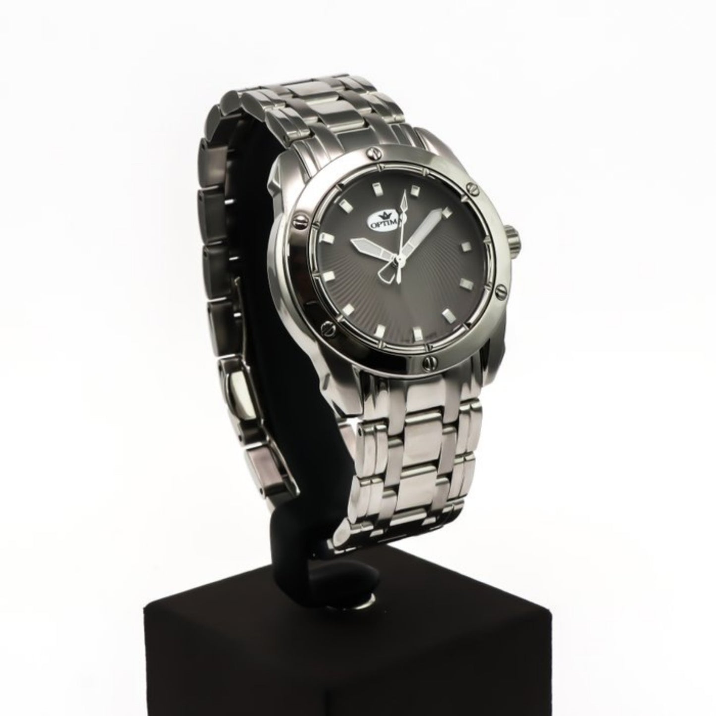 Optima • Swiss Watch • Stainless Steel • 41mm Quartz • 5ATM • OSL293 • Mens