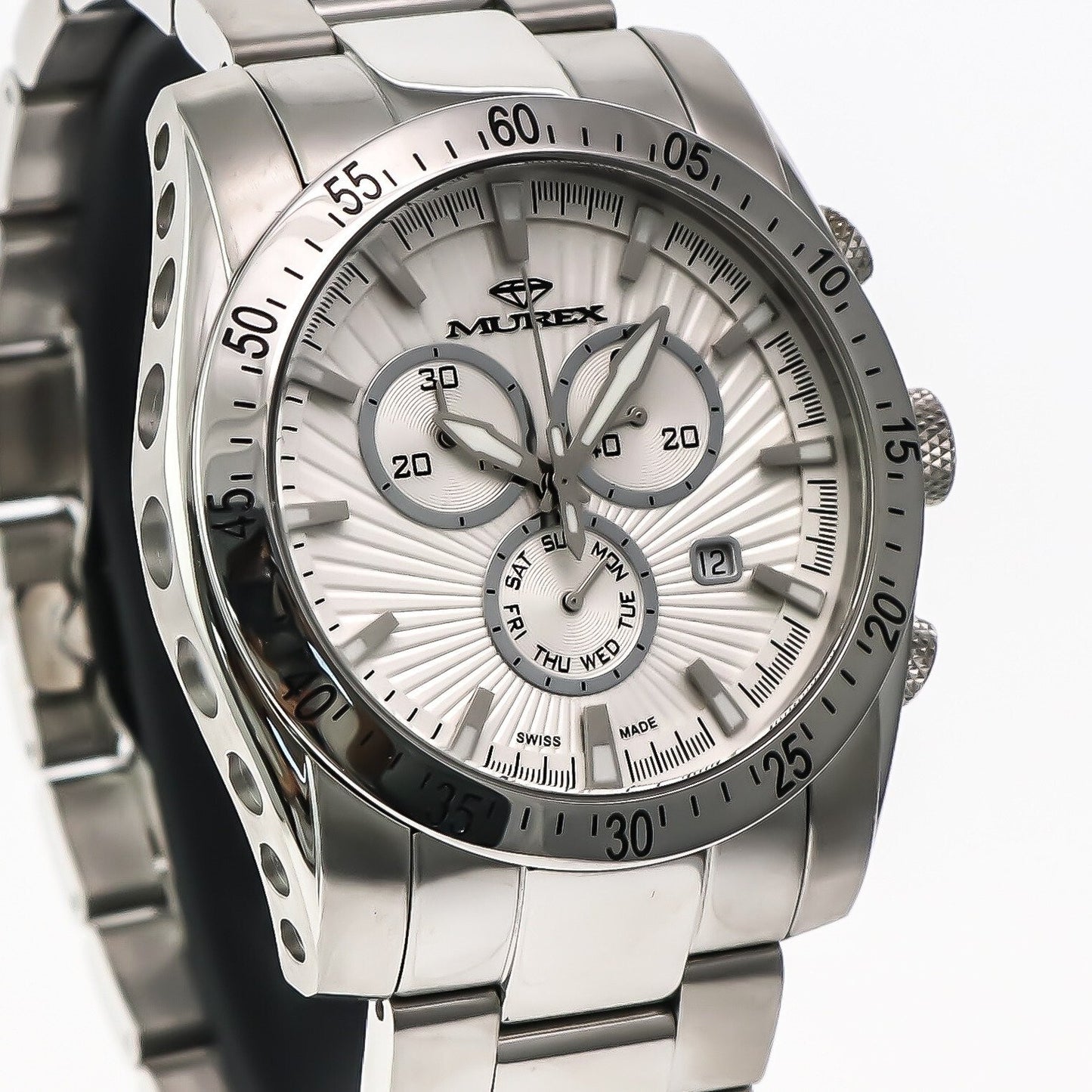 Murex • Swiss Chronograph Watch • Stainless Steel • 45.41 mm • Quartz • 5ATM