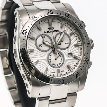 Murex • Swiss Chronograph Watch • Stainless Steel • 45.41 mm • Quartz • 5ATM