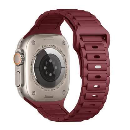 Easy Release • Sport Silicone Strap Compatible w Apple Watch 38/40/41 • 42/44/45