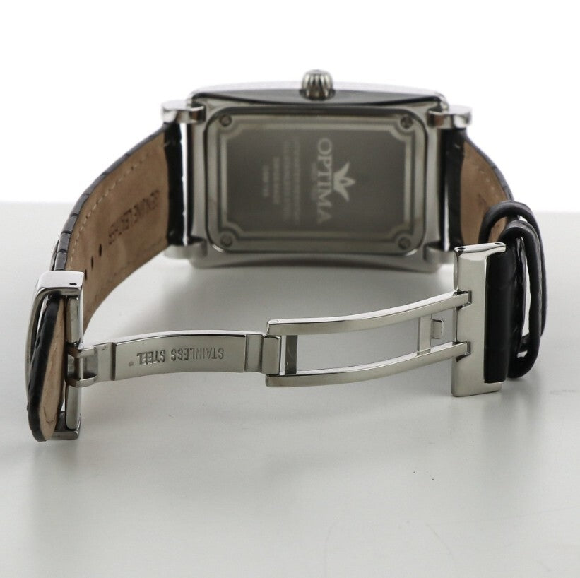 Optima • Swiss Diamond Watch • Stainless Steel Quartz • Diamonds 0.23ct • OSM189