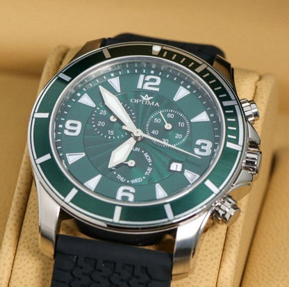 Optima • Swiss Chronograph Watch • OSC422-SX-12 • 45mm • Date SubDay • 5 ATM