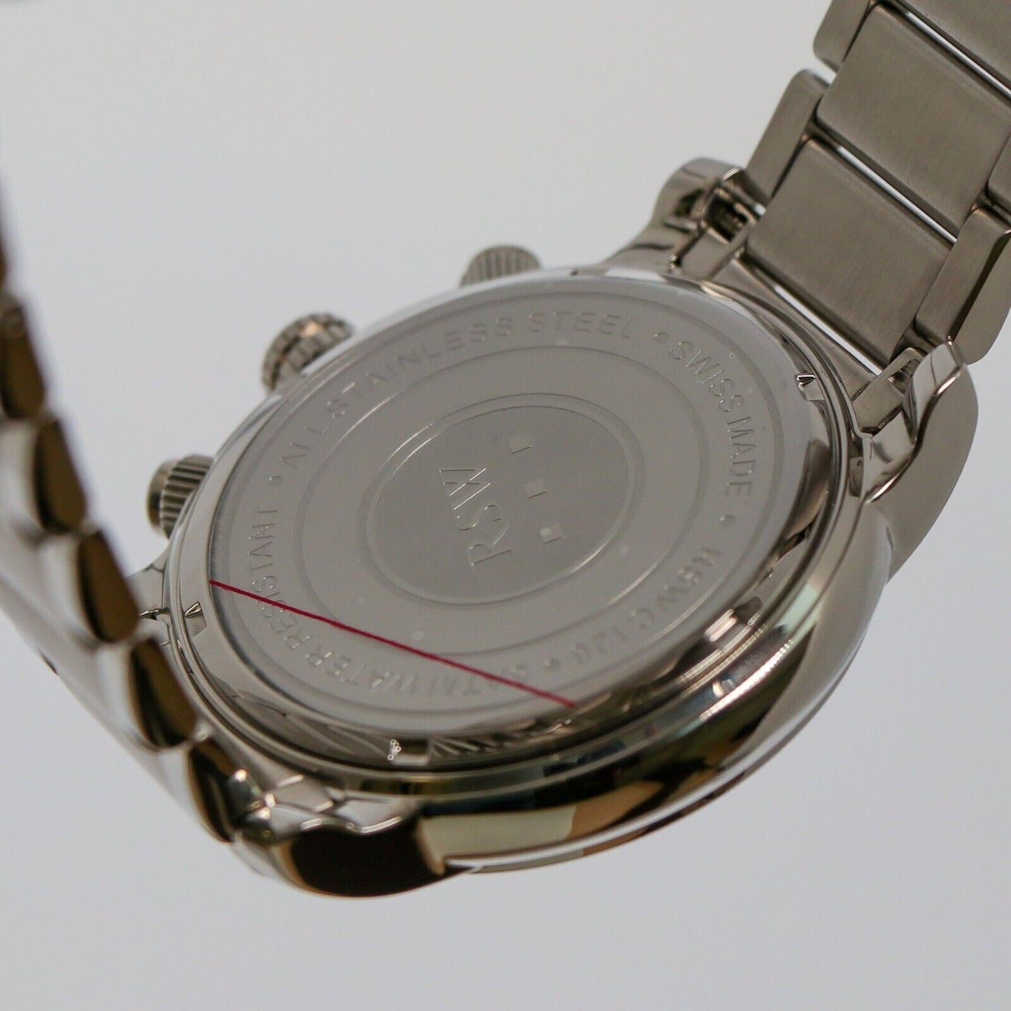 RSW • Swiss Chronograph Watch • Stainless Steel • Quartz • 44mm • 5ATM • RSWC126