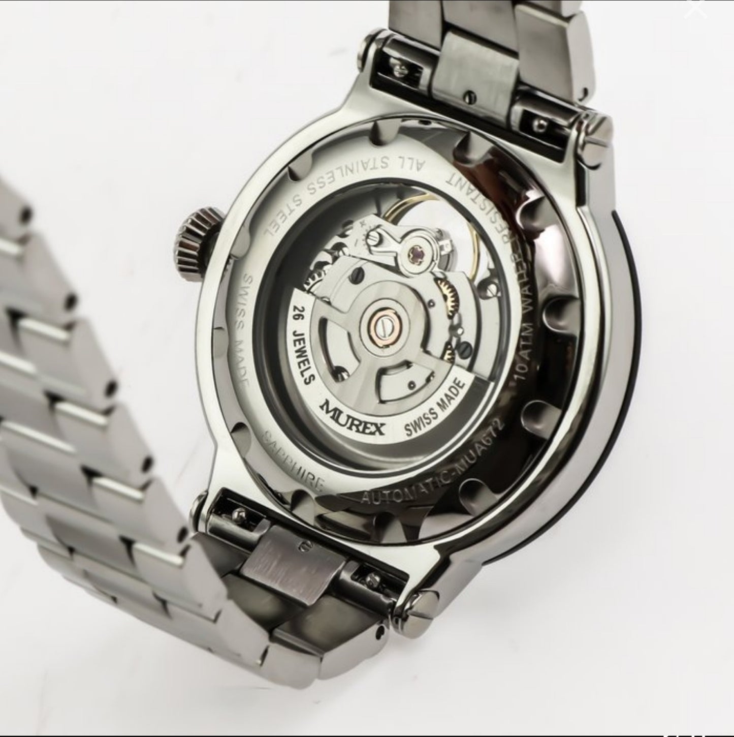 SUPREMO • Open Heart • Automatic Swiss Watch • Murex • Stainless Steel 43.8mm