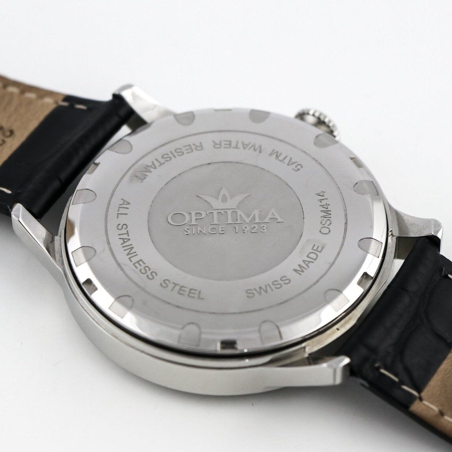 Optima • Thin • 43mm • Swiss Watch Ronda • Seconds •  WR50M• OSM414-SL-3