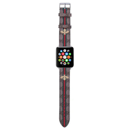 Luxury Leather Watch Band • Compatible with Apple Watch • Fits 38–49mm Series
