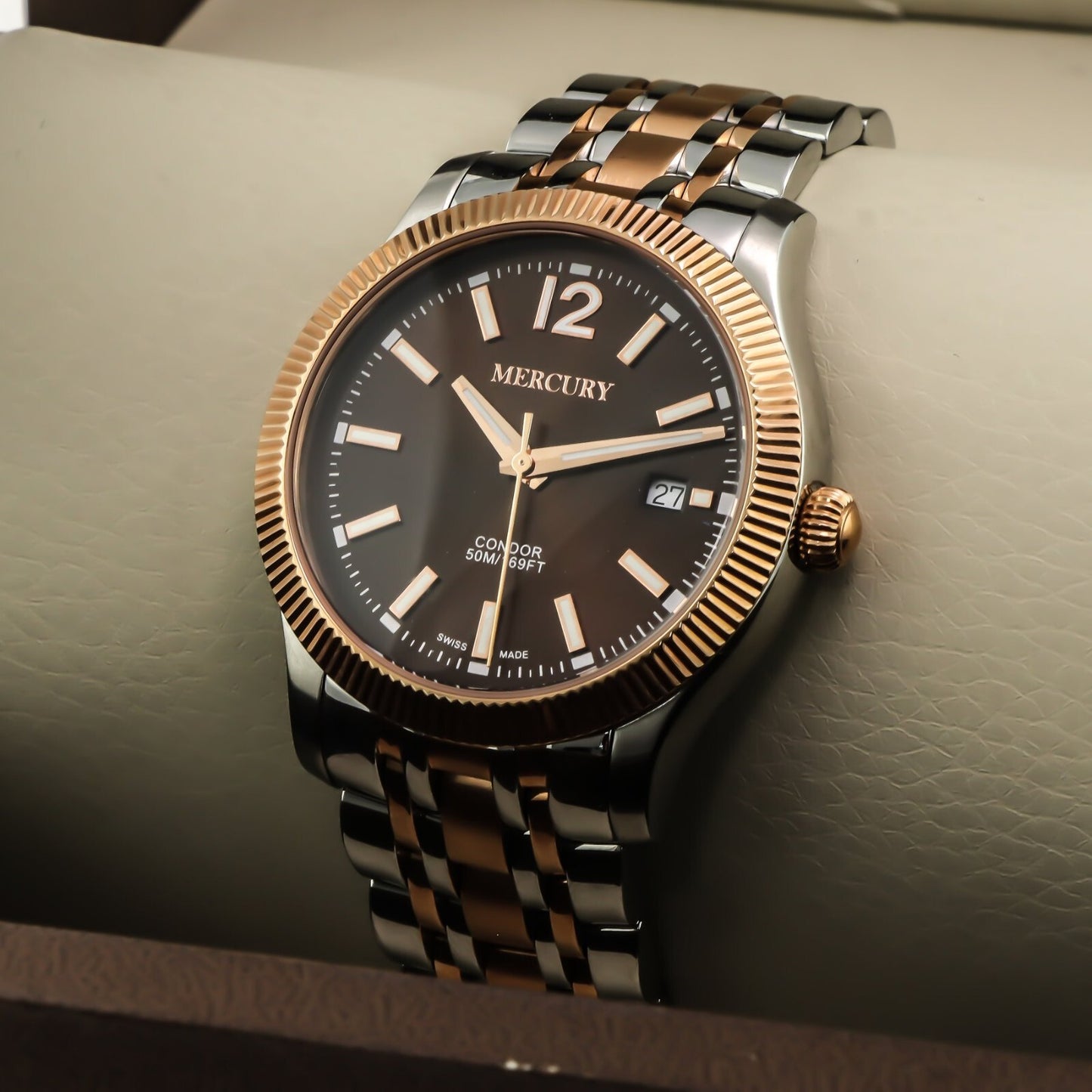 Mercury • Swiss Watch • Stainless Steel • 45mm • Quartz • 5ATM • ME455