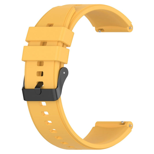 Yellow • Silicone Strap • Metal Buckle • Samsung Watch Compatible • Waterproof