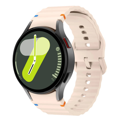 Forwelleny Wavy Silicone Sports Strap • 40mm 44mm • Compatible with Samsung