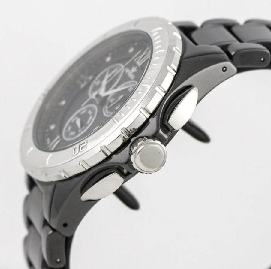 Optima • Swiss Chronograph Watch  • OSC318-BS-3 • Date SubDay 43mm Ceramic Bezel