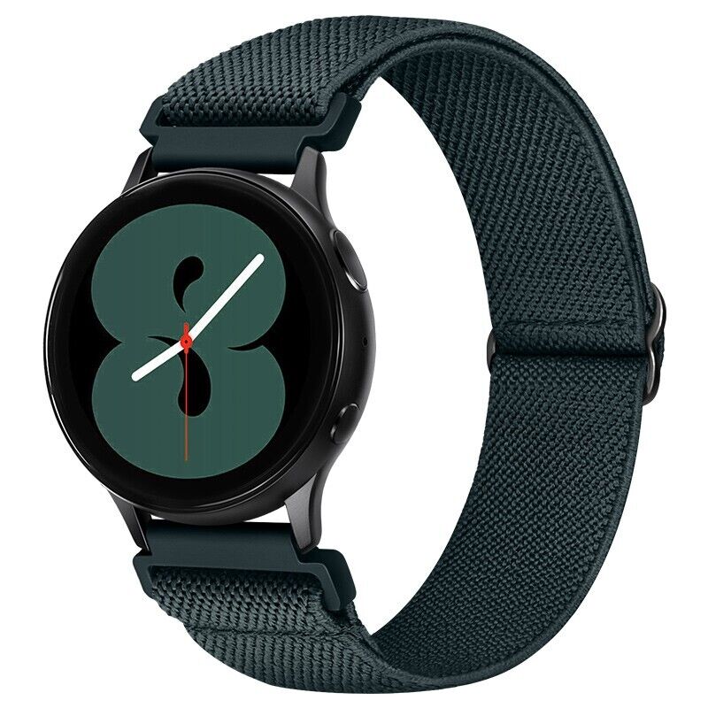 DarkGreen•Nylon Strap • Buckle •Samsung Watch Compatible Breathable& Comfortable