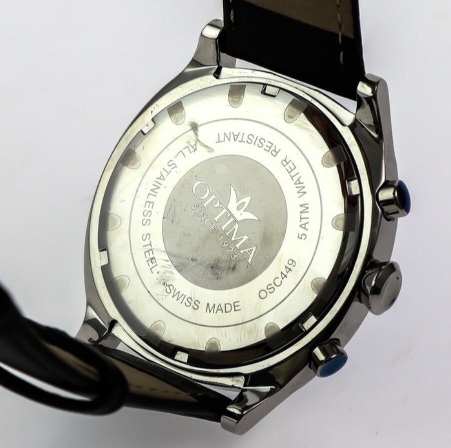 Optima • Swiss Chronograph Watch • OSC449-SL-3 • Day Date SubSec