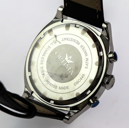 Optima • Swiss Chronograph Watch • OSC449-SL-3 • Day Date SubSec