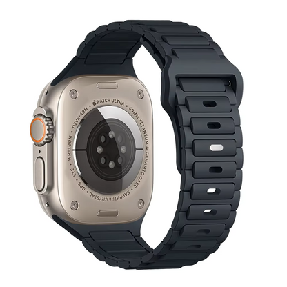 Easy Release • Sport Silicone Strap Compatible w Apple Watch 38/40/41 • 42/44/45