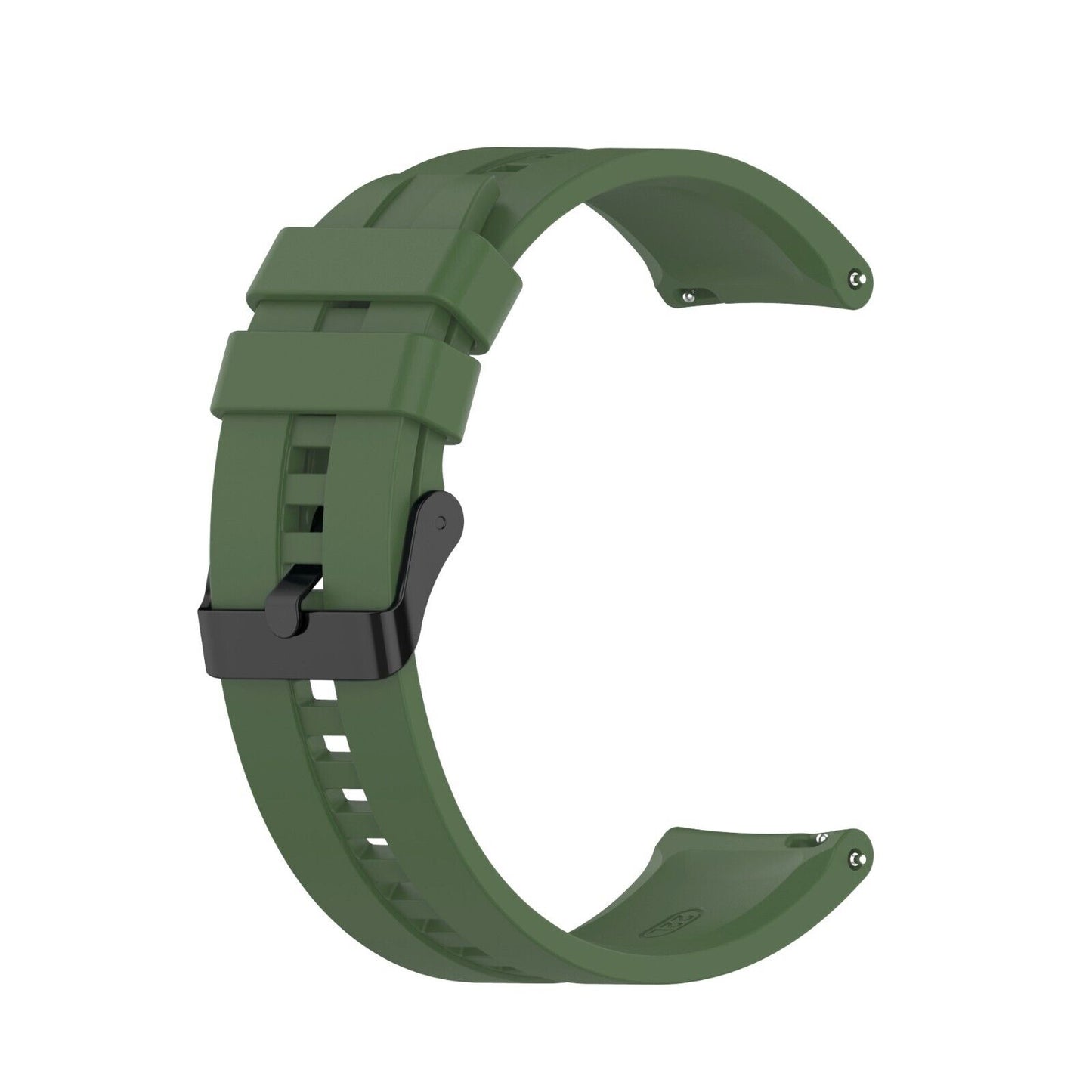 ArmyGreen• Silicone Strap • Metal Buckle • Samsung Watch Compatible • Waterproof