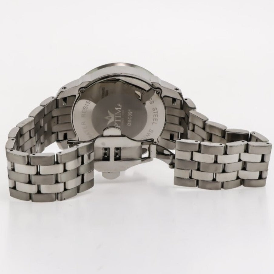 Optima • 46mm Swiss Chronograph Watch • Date SubDay • WR 3ATM • OSC391-SS-1