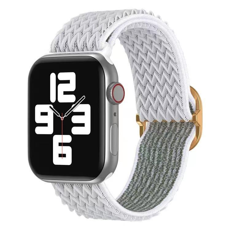 Adjustable Nylon Sport Band • Wave Pattern Strap • Apple Watch Compatible