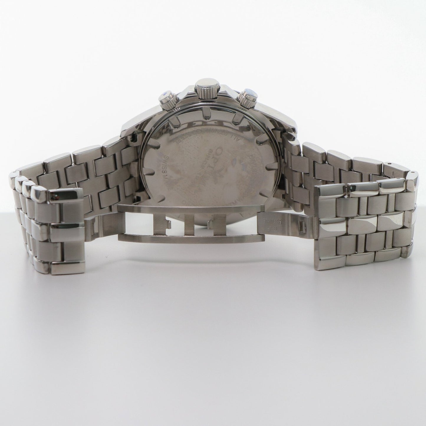 Optima • Swiss Chronograph Watch • Stainless Steel • Quartz • 42.5mm 3ATM OSC210