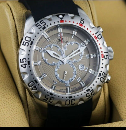 Optima • Swiss Chronograph Watch • Stainless Steel • Quartz OSC342-SX-4