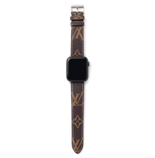 Luxury Leather Watch Band • Compatible with Apple Watch • Fits 38–49mm Series