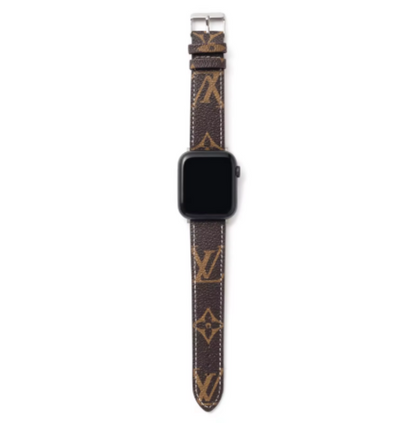 Luxury Leather Watch Band • Compatible with Apple Watch • Fits 38–49mm Series
