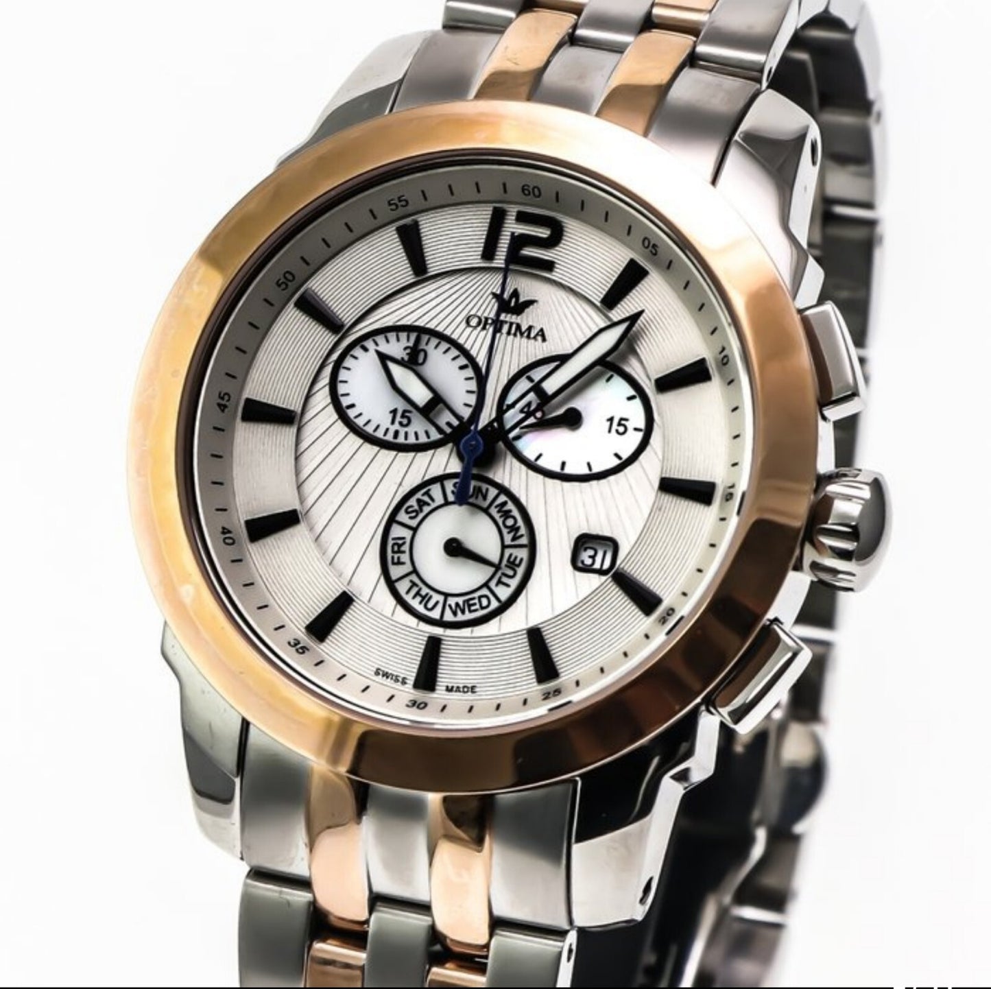 Optima • OSC391-SR-1 • 46mm • Date SubDay • WR30M