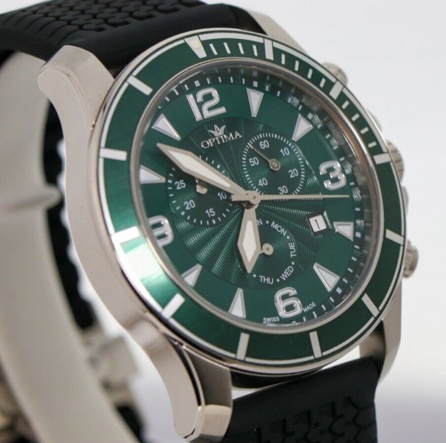 Optima • Swiss Chronograph Watch • OSC422-SX-12 • 45mm • Date SubDay • 5 ATM