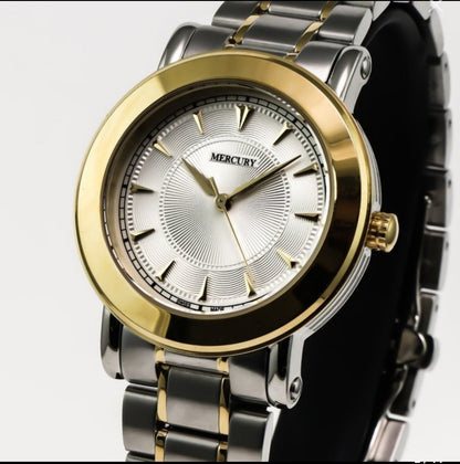 Mercury • Swiss Watch • Women's  36mm • ME295-SG-1 • PVD Gold • WR50M • 7mm Case