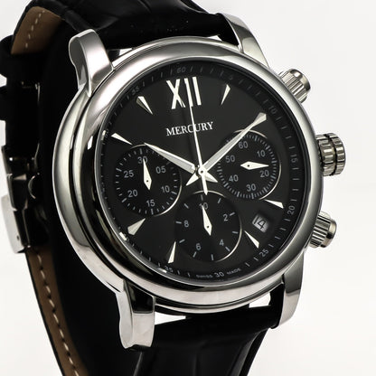 Mercury • Swiss Chronograph Watch • Stainless Steel • 44mm • Quartz • 5ATM