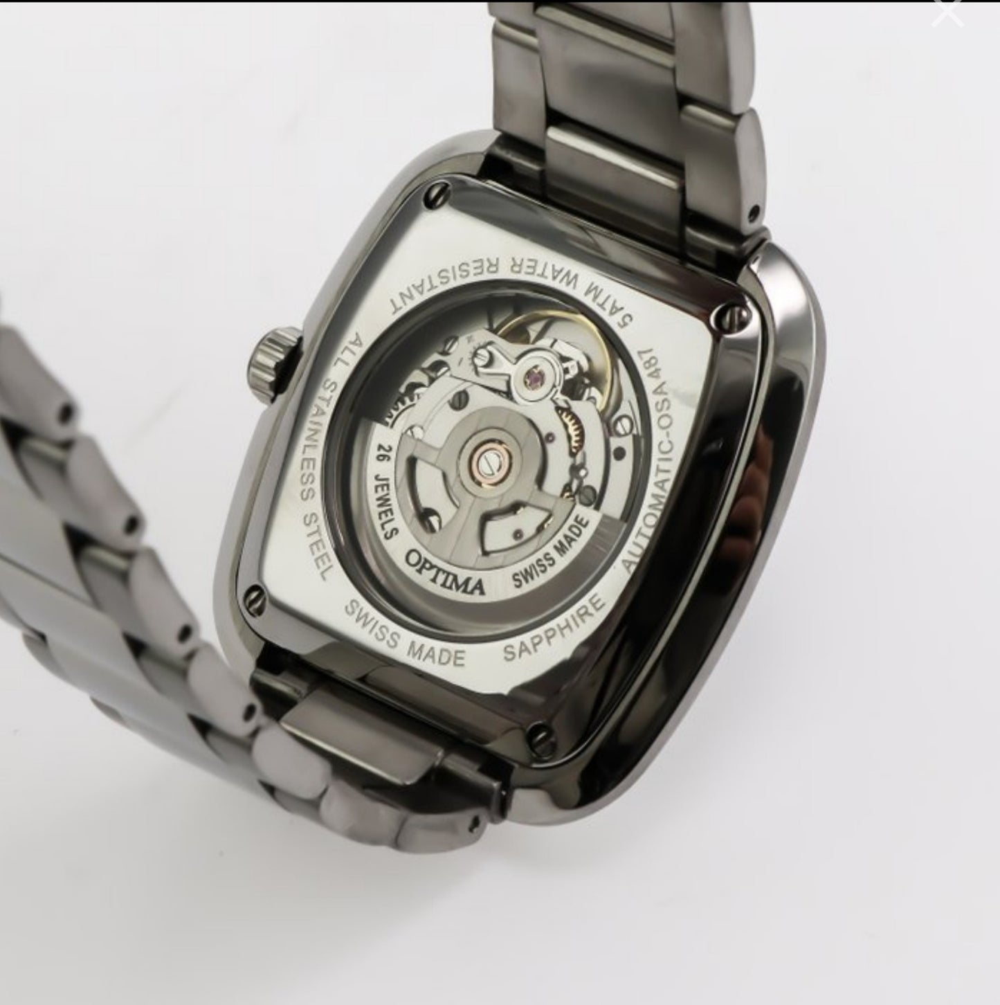 Optima • Golfer • Swiss Automatic Watch • Stainless Steel • 43mm • 5ATM • OSA487