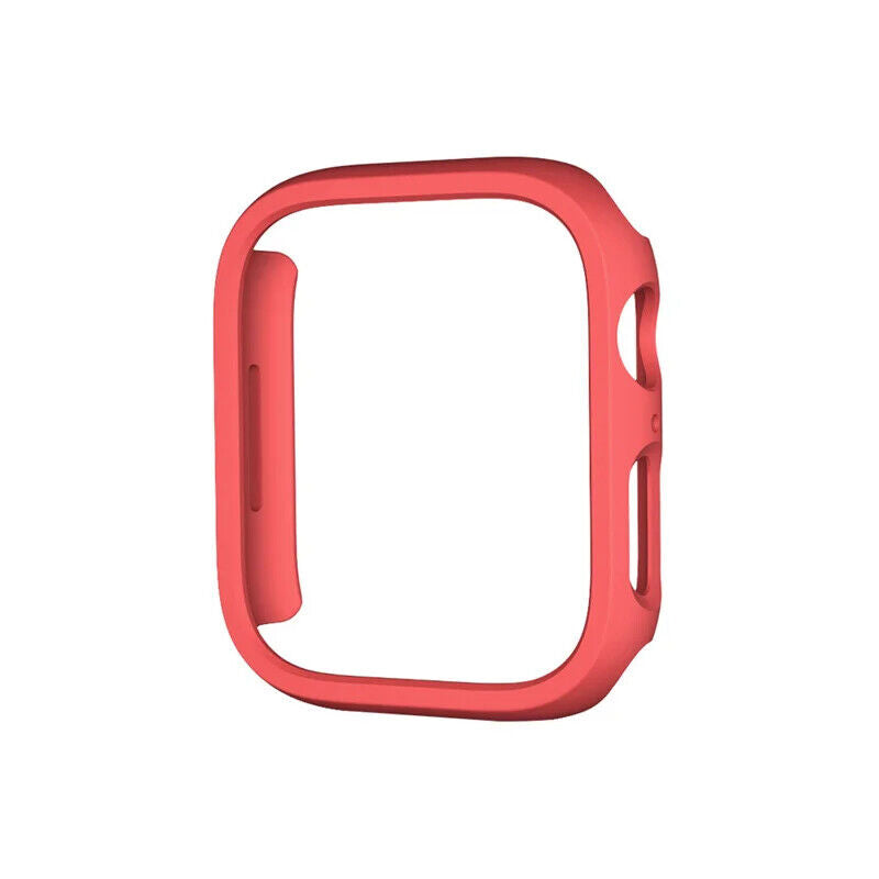 Shockproof Hard PC Bumper Case • Lightweight Frame Cover • Apple Watch Compatibl