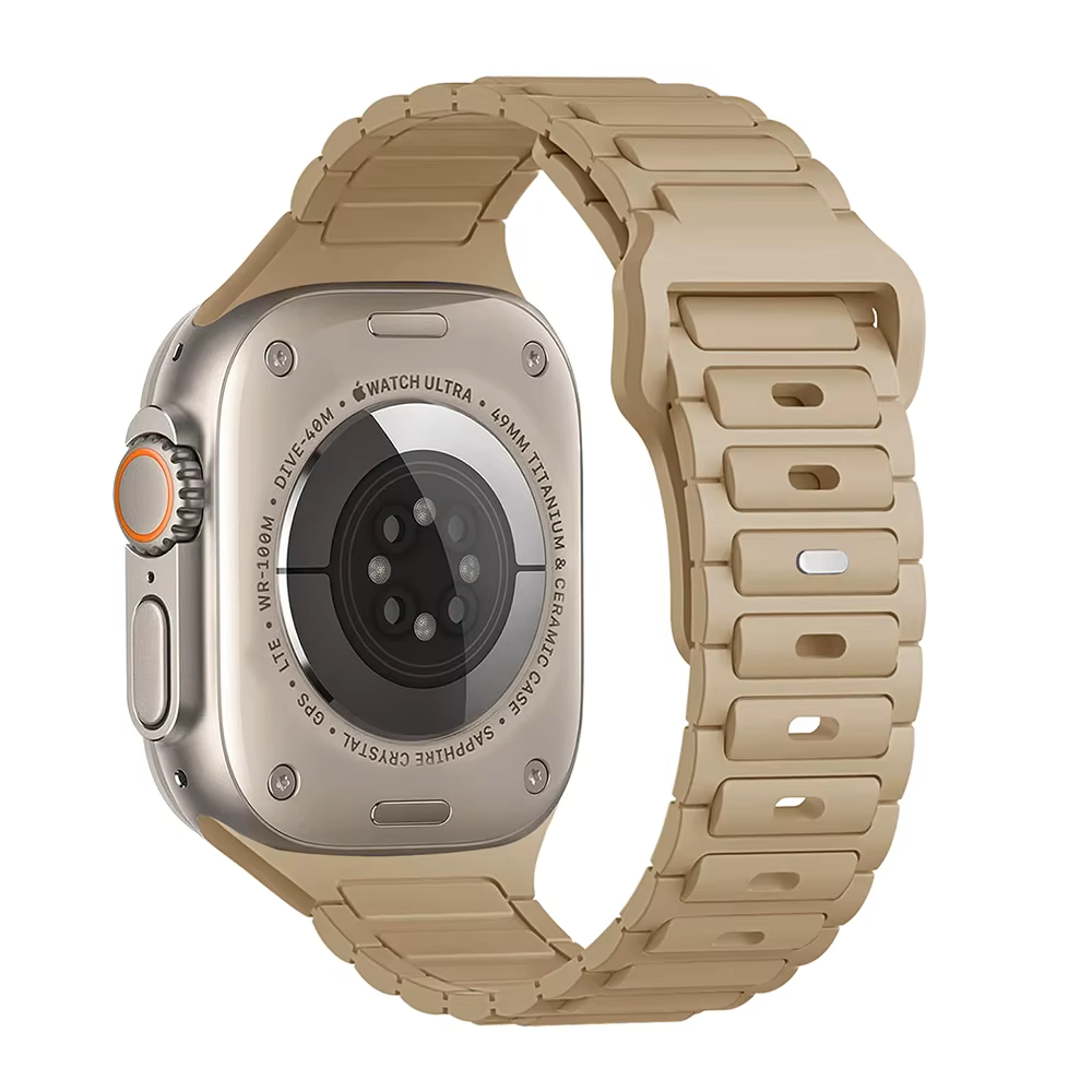Easy Release • Sport Silicone Strap Compatible w Apple Watch 38/40/41 • 42/44/45
