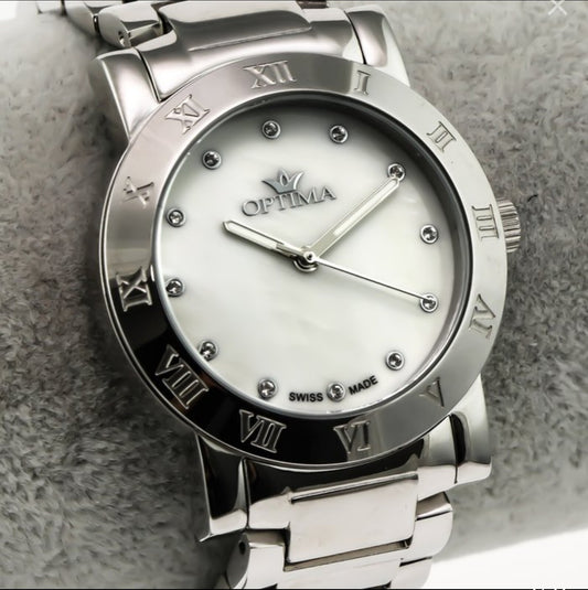 Optima • 36.45mm • Mother Of Pearl • Swiss Watch • Women's • Quartz