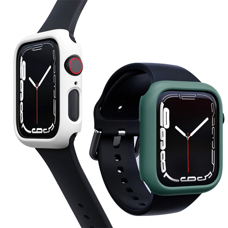 Shockproof Hard PC Bumper Case • Lightweight Frame Cover • Apple Watch Compatibl