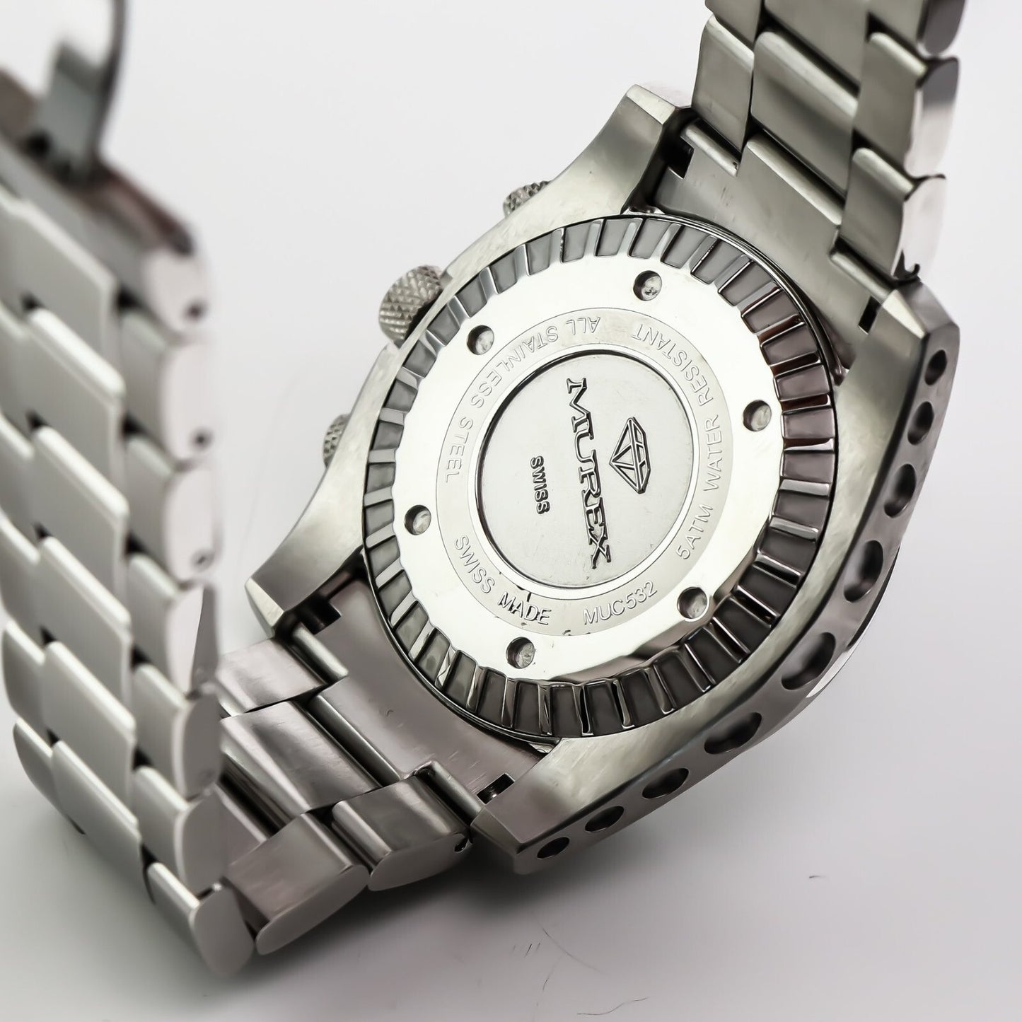 Murex • Swiss Chronograph Watch • Stainless Steel • 45.41 mm • Quartz • 5ATM