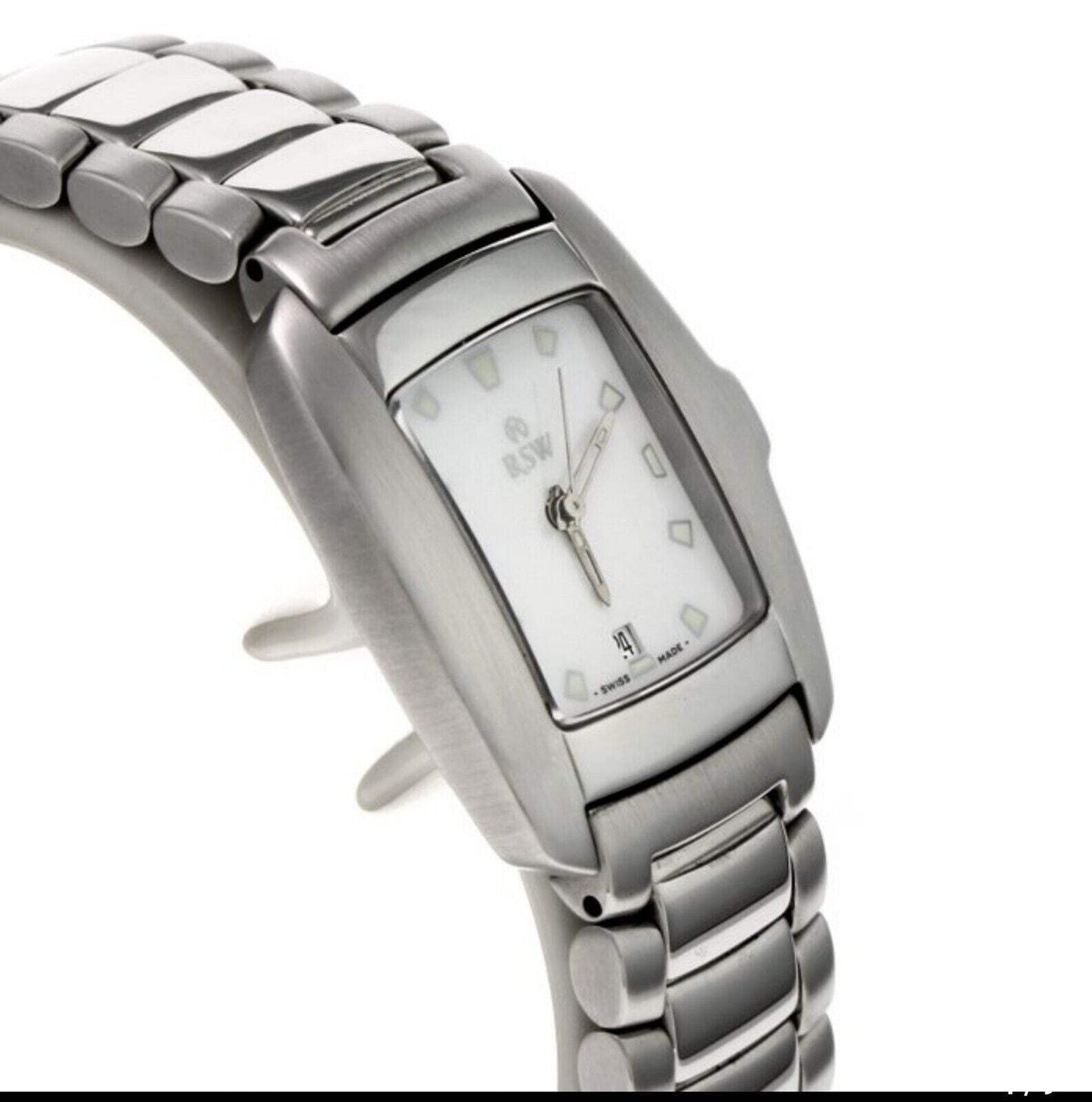 RSW • Vintage 90's NOS • Swiss Women's Watch  • Stainless Steel • RSW6200-SS-1